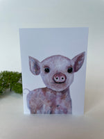 Baby Pig Mini Card