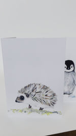 Baby Hedgehog Mini Card