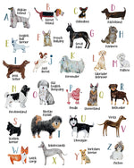 A to Z Dogs!  ART PRINT