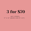 Set of 3 Paper Prints