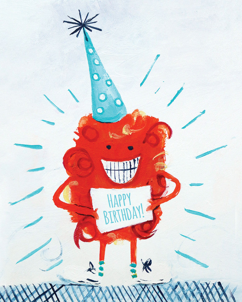 Birthday Monster Mini Card