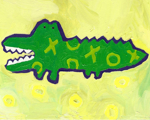 Croc art card by Cici Art Factory