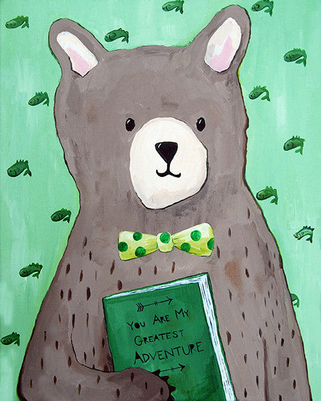 Bear nursery art print by Cici Art Factory