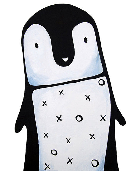 Penguin art card by Cici Art Factory