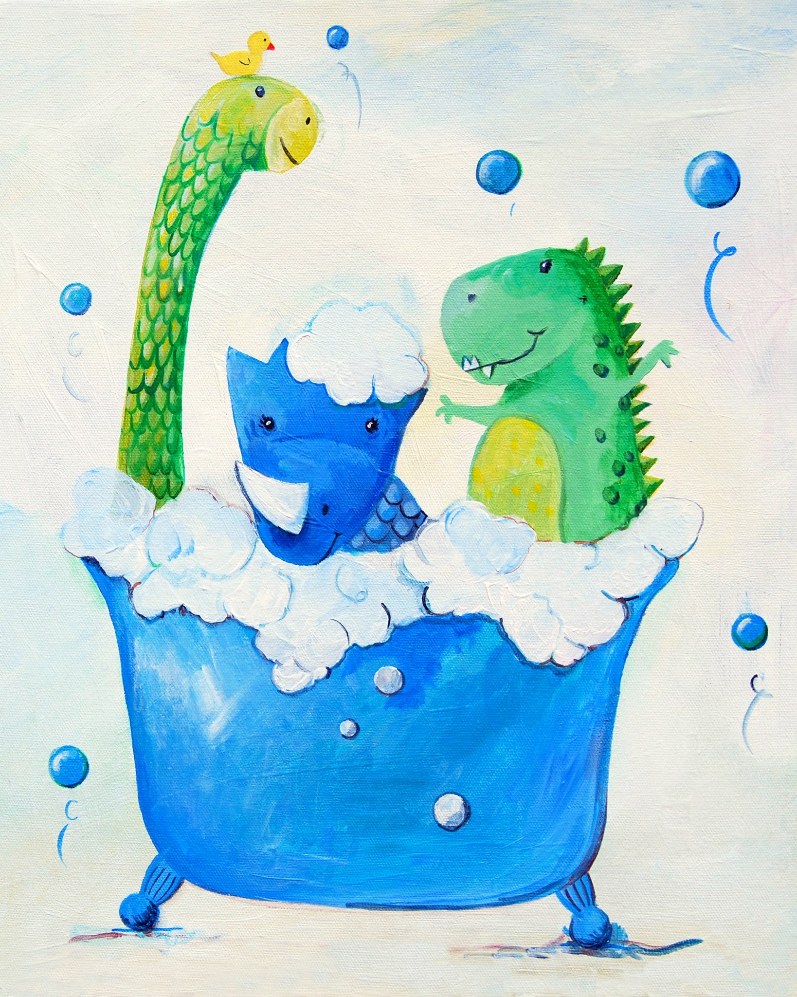 Dino Bath - Kids Bathroom Decor