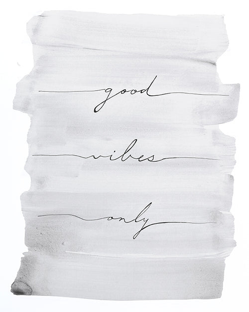 Good Vibes Only Art print by Liz Clay - Girl Empowerment