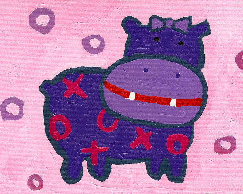 Hippo Art Card by Cici Art Factory