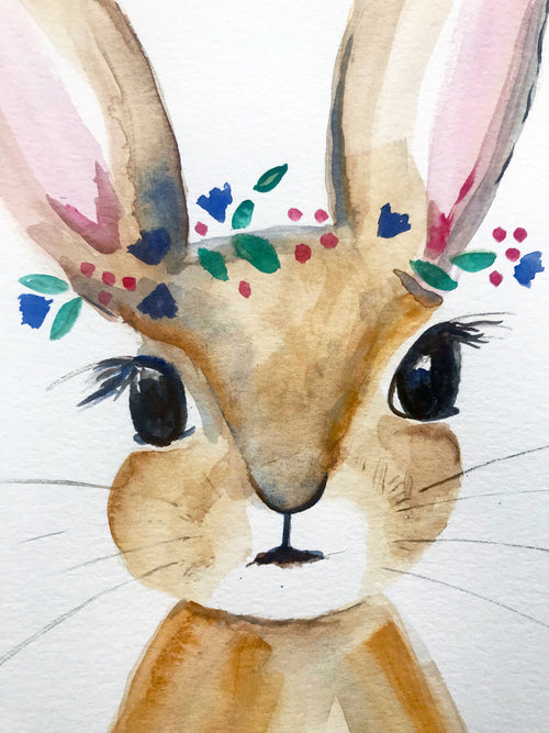 Original Watercolour - Bunny  #7