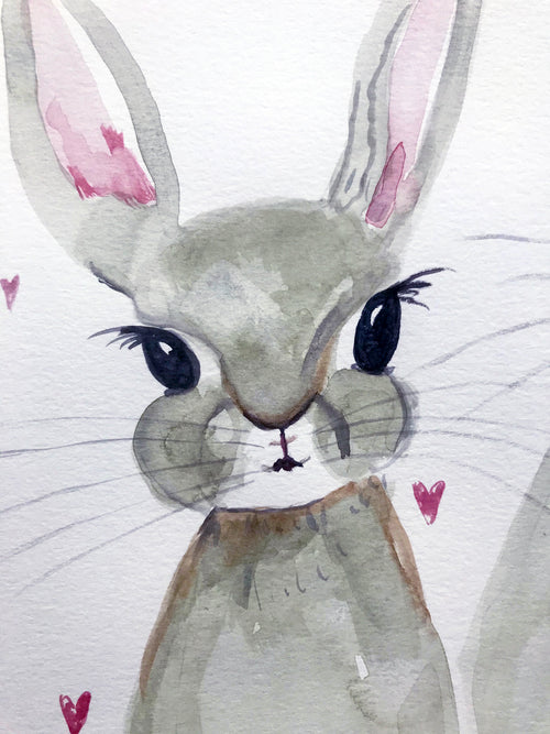 Original Watercolour - Bunny  #5