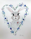 Original Watercolour - Bunny  #6