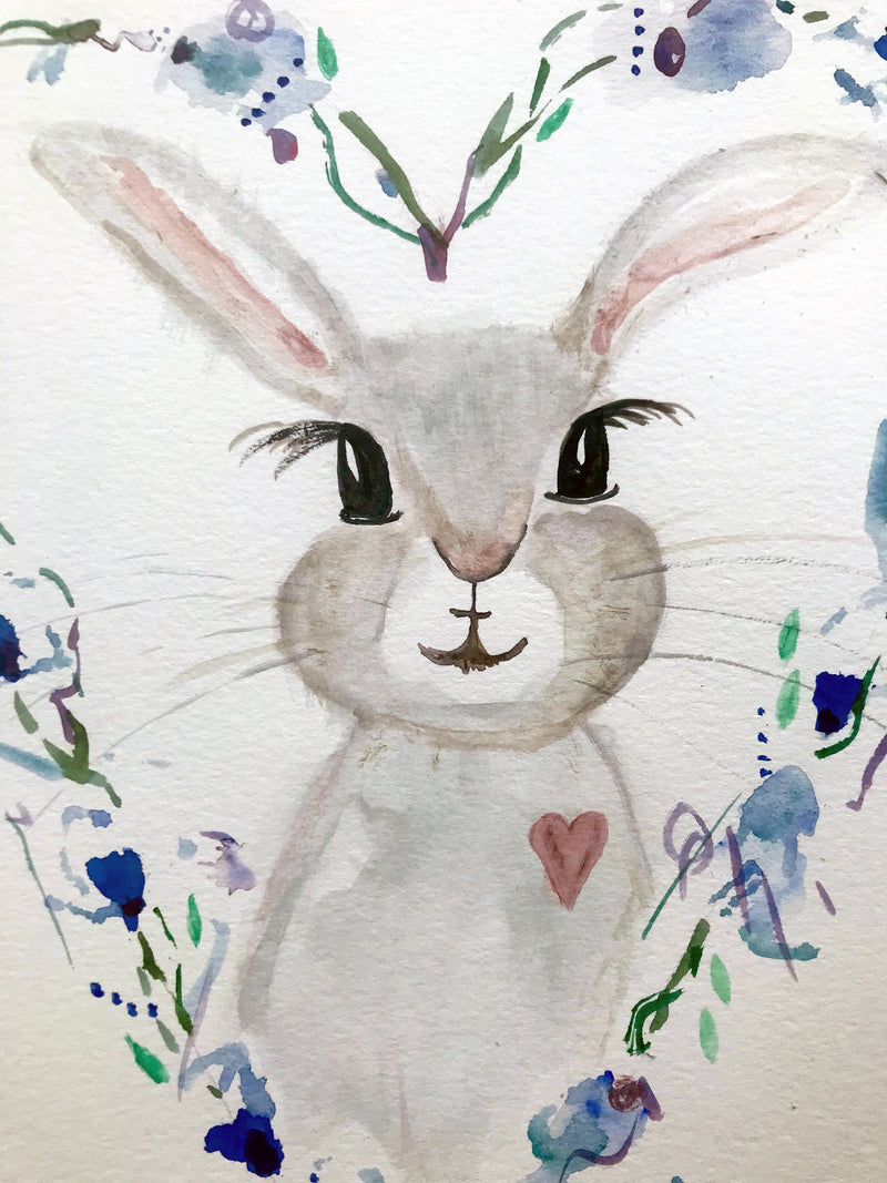 Original Watercolour - Bunny  #6