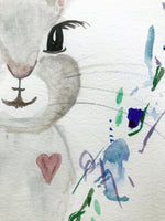 Original Watercolour - Bunny  #6
