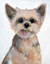Vancouver Pet Portrait.  Custom dog painting by Vancouver artist Liz Clay of Cici Art Factory.  Dog Portrait Painting 