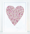 Lotsa Heart - letter art for kids