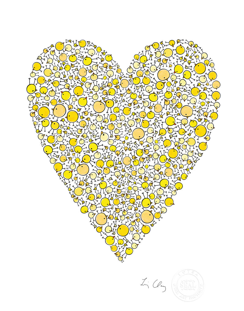Lotsa Heart - letter art for kids