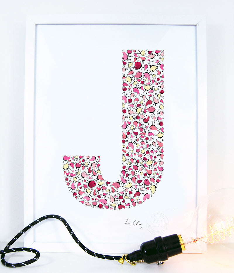 Lotsa J- letter art for kids