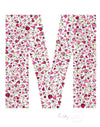 alphabet art for nursery - letter art for kids - pink birds letter M