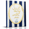 SAIL AWAY WITH ME - Ocean Themed wall decor for kids rooms