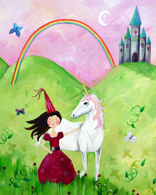 Princess art card by Cici Art Factory