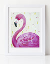 Flamingo nursery art print by Cici Art Factory