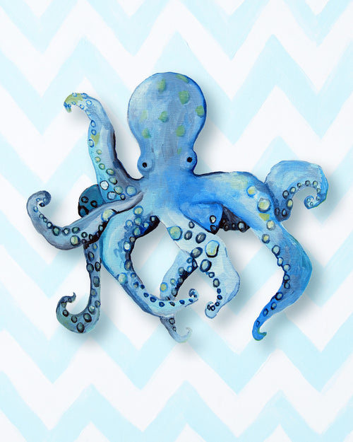 Octopus - Art for Baby Nursery 