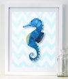 Seahorse - Baby Nursery Art