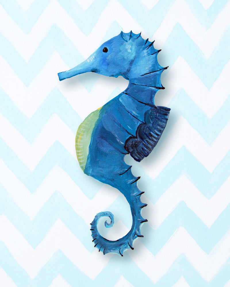 Seahorse - Art for Baby Nursery