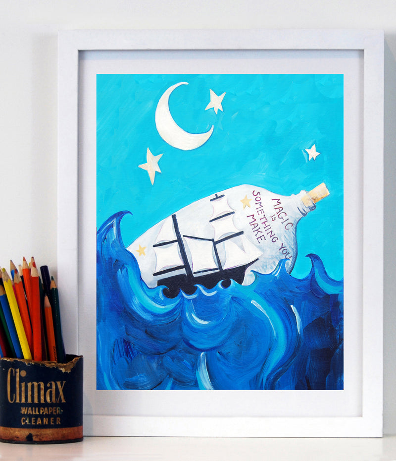 Magic is Something you Make  - Baby Nursery Art