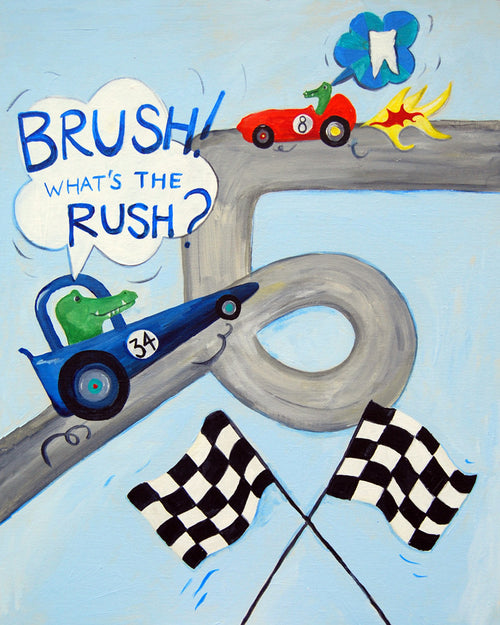 Wash to Win - Boys Race Car Bath Decor