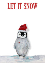 Christmas Penguin Mini Card