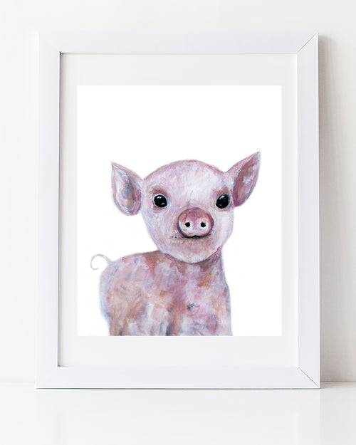 pig art print