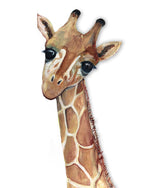 Baby Giraffe Safari Decor Art Print