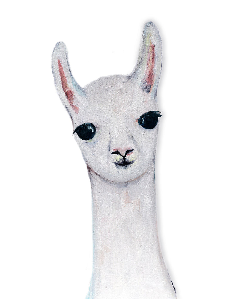 Llama nursery art by Liz Clay of Cici Art Factory