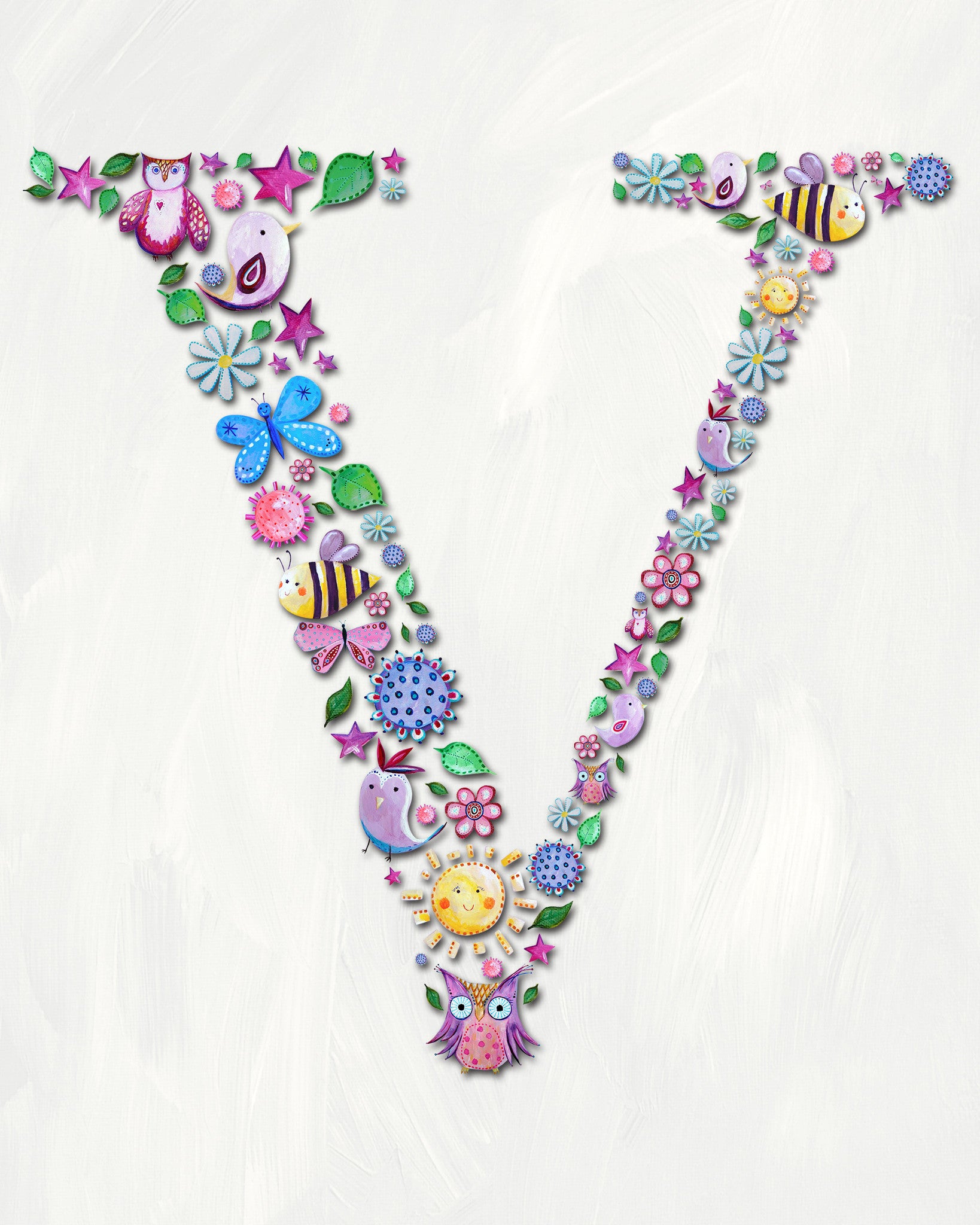 name art for kids by Liz Clay of Cici Art Factory