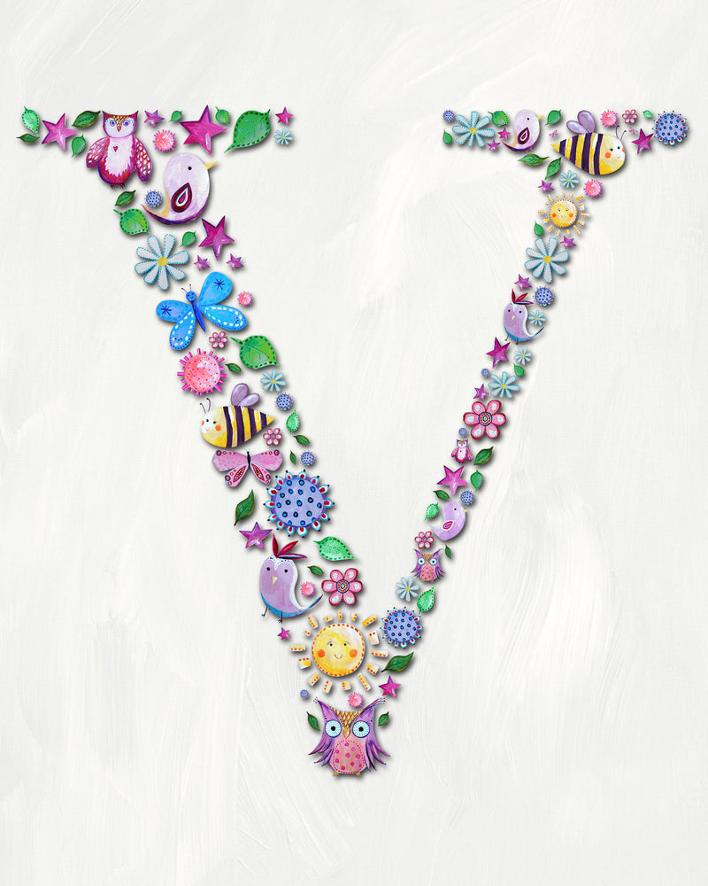 name art for kids by Liz Clay of Cici Art Factory