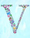 letter nursery wall decor for kids by Liz Clay of Cici Art Factory