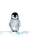 Baby Penguin Nursery Art Print